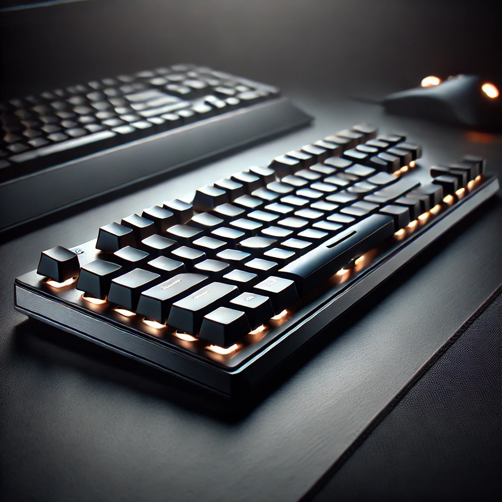 PhantomKey Stealth - Low-profile Mechanical Keyboard for Stealthy and Smooth Gaming