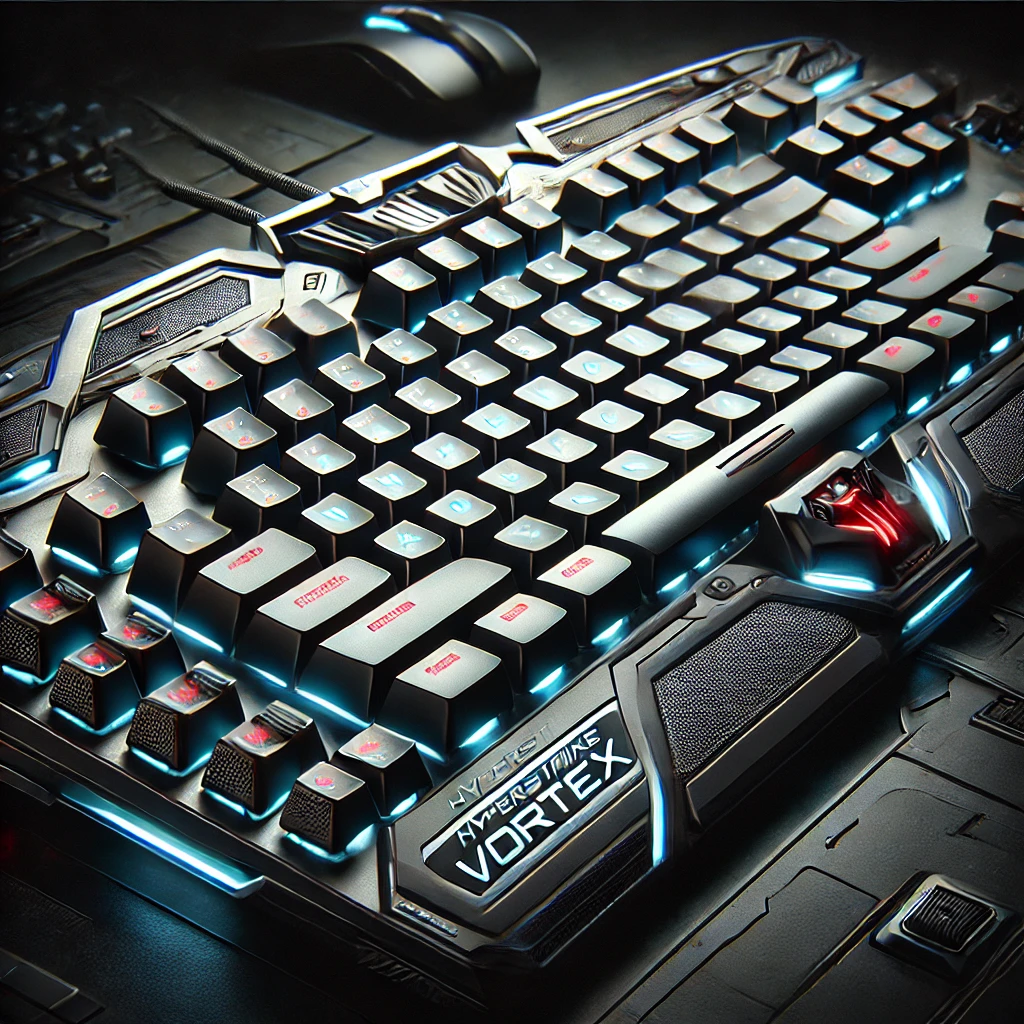HyperStrike Vortex - Ultra-fast Mechanical Keyboard with Vortex Key Actions for Intense Gaming Sessions