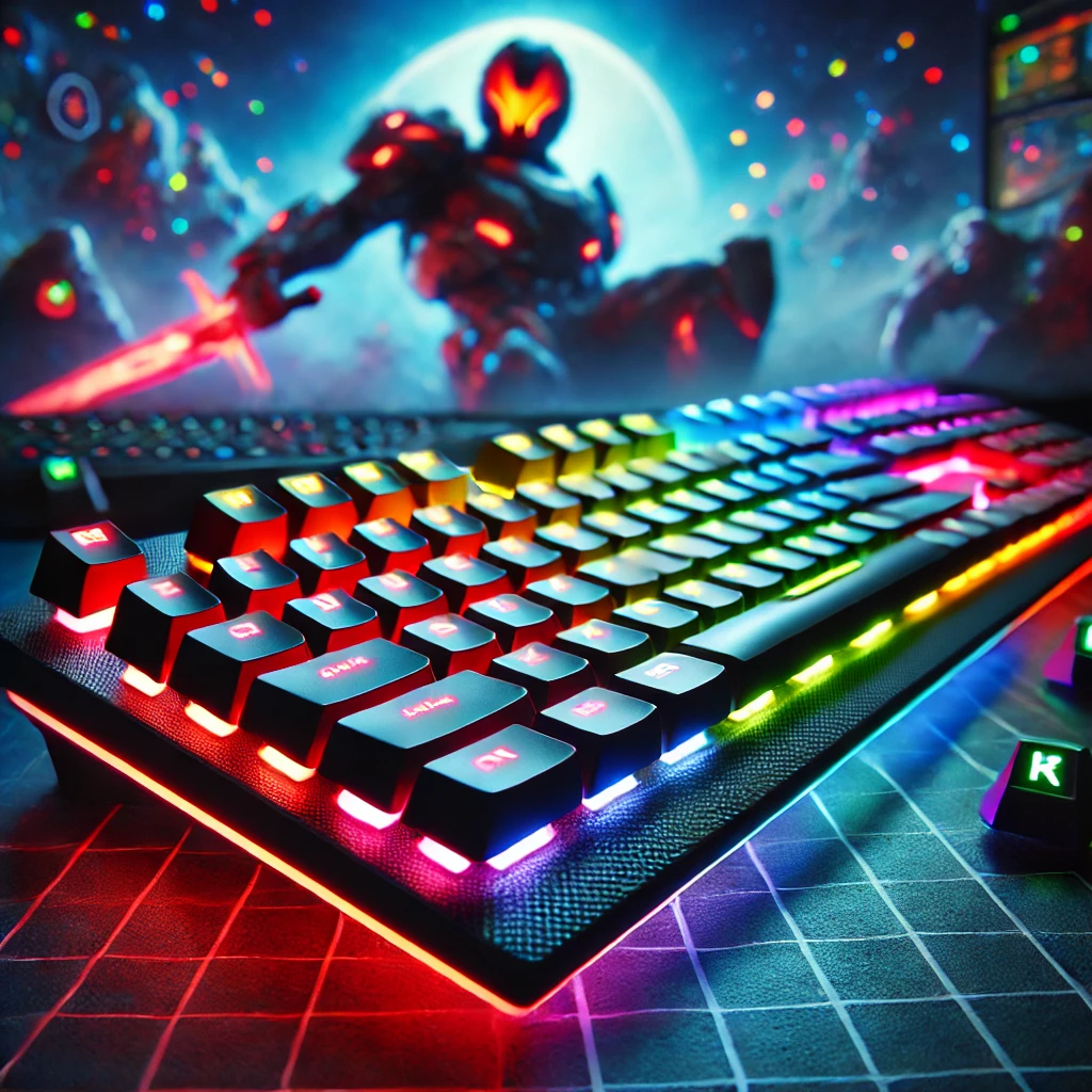 NimbleKnights RGB - Vibrant Gaming Keyboard with Dynamic RGB Effects and Superior Key Responsiveness